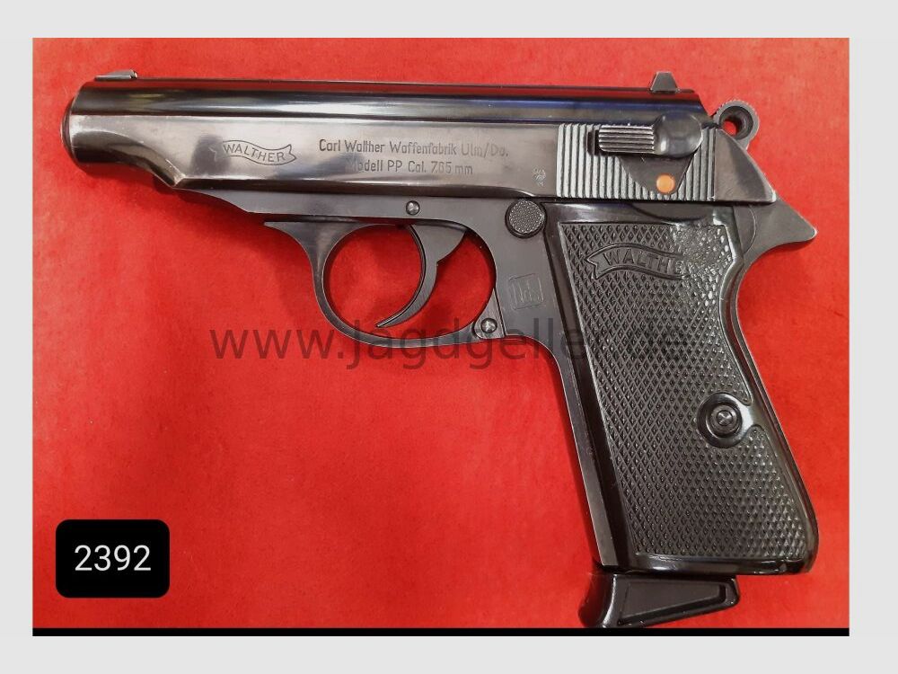 Walther PP pistol Nds (Lower Saxony) + Holster Border Police 7.65mm Browning