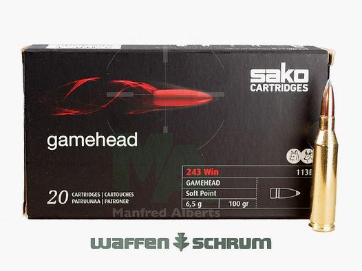 Sako Gamehead SP 6.5g - 100gr .243Win