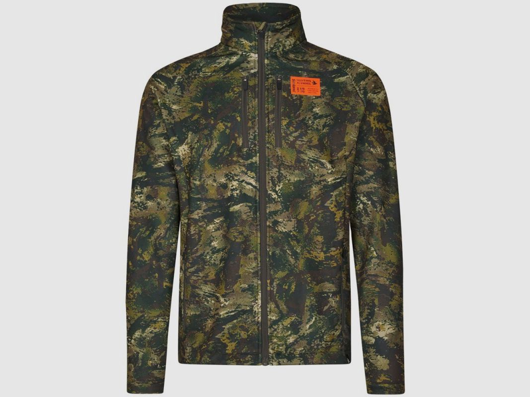 BLUZA MYŚLIWSKA MĘSKA SEELAND TIDAL CAMO FLEECE INVIS MPC GREEN, zdjęcie 1 z 5