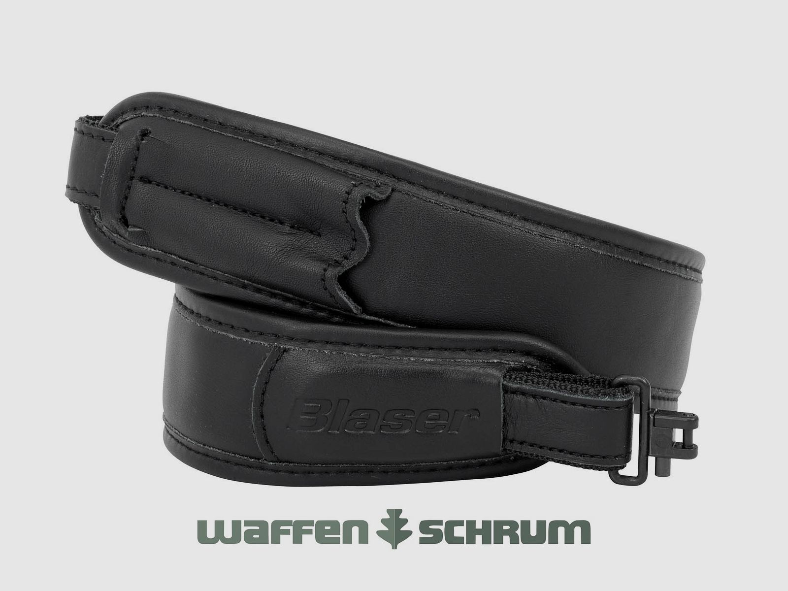 Blaser Gewehrriemen Leder - schwarz
