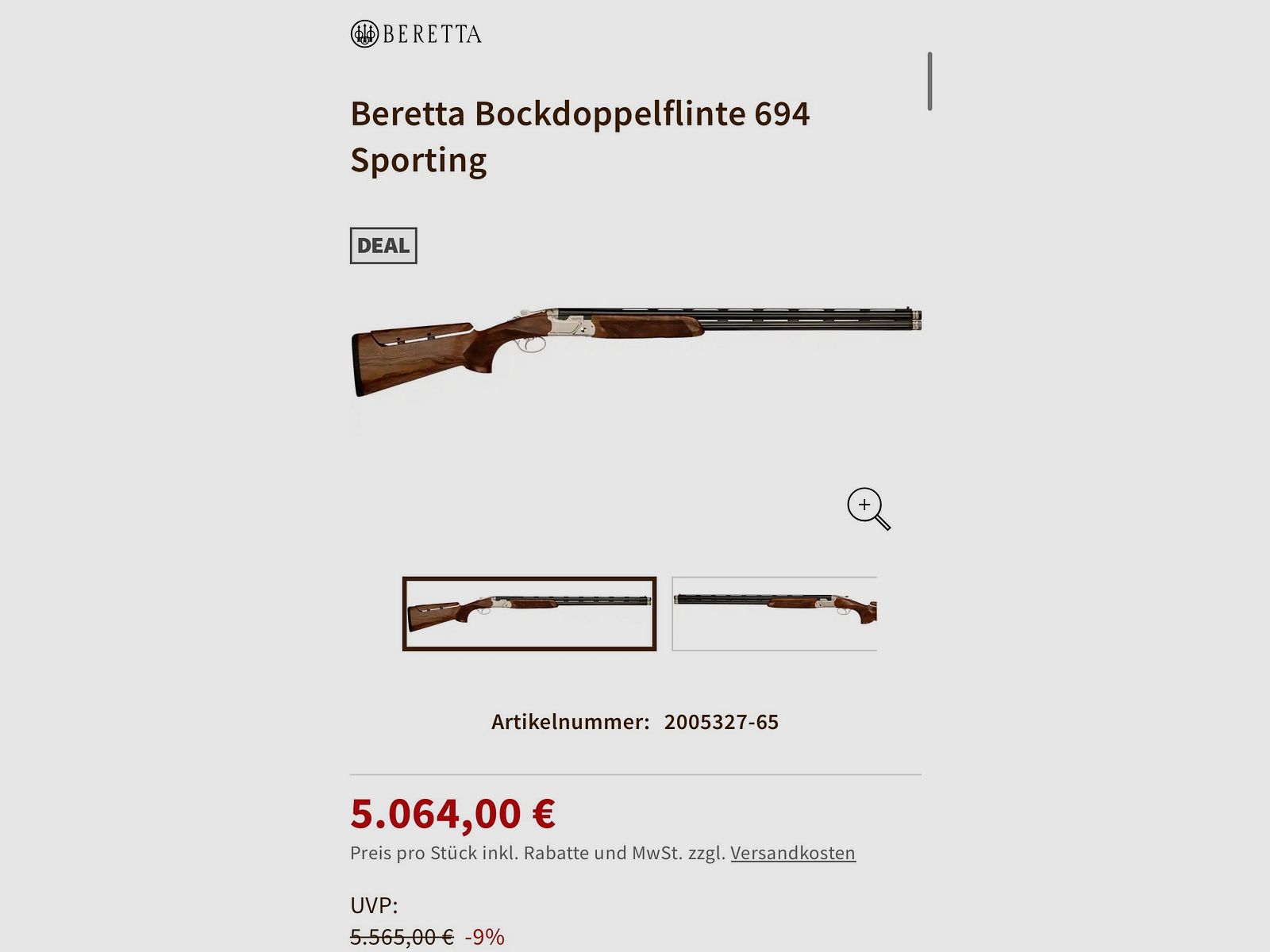 Beretta 694 Sporting AS