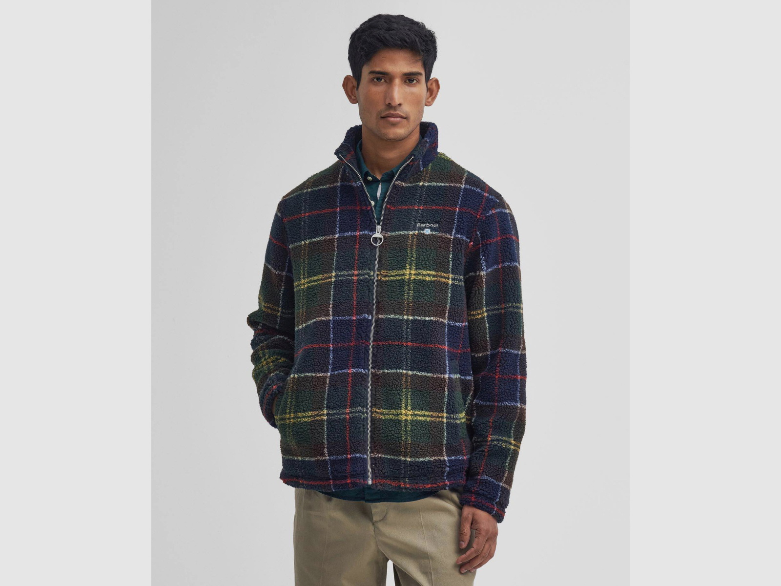 BARBOUR Veste en polaire Tartan Sherpa Classic Tartan