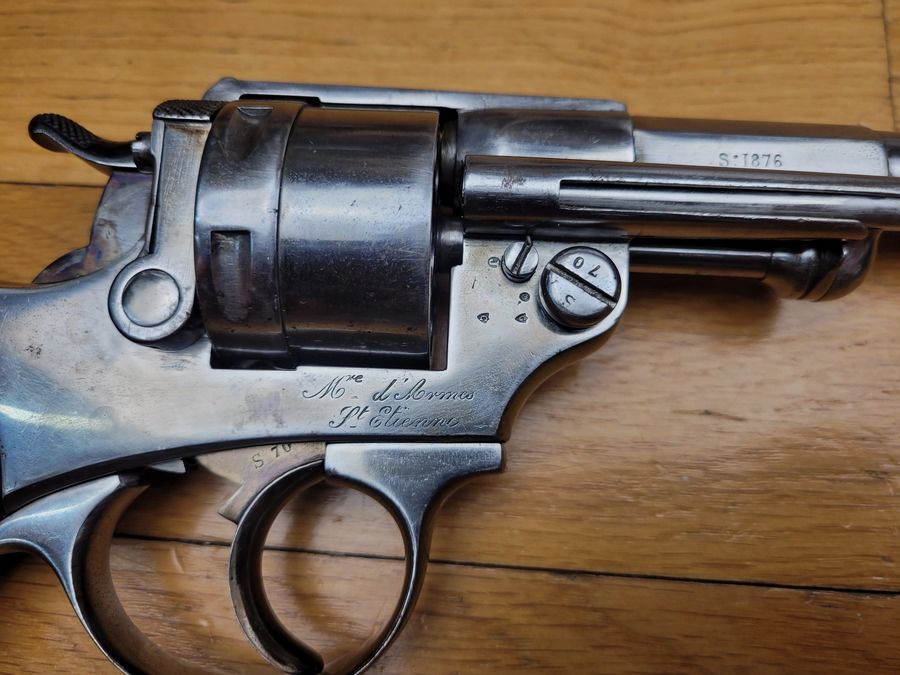 Zeer mooie dienstrevolver Mod 1873 11mm73 – volledig monomatrikulier – nog strogeel – Topstaat!, afbeelding 21 van 36