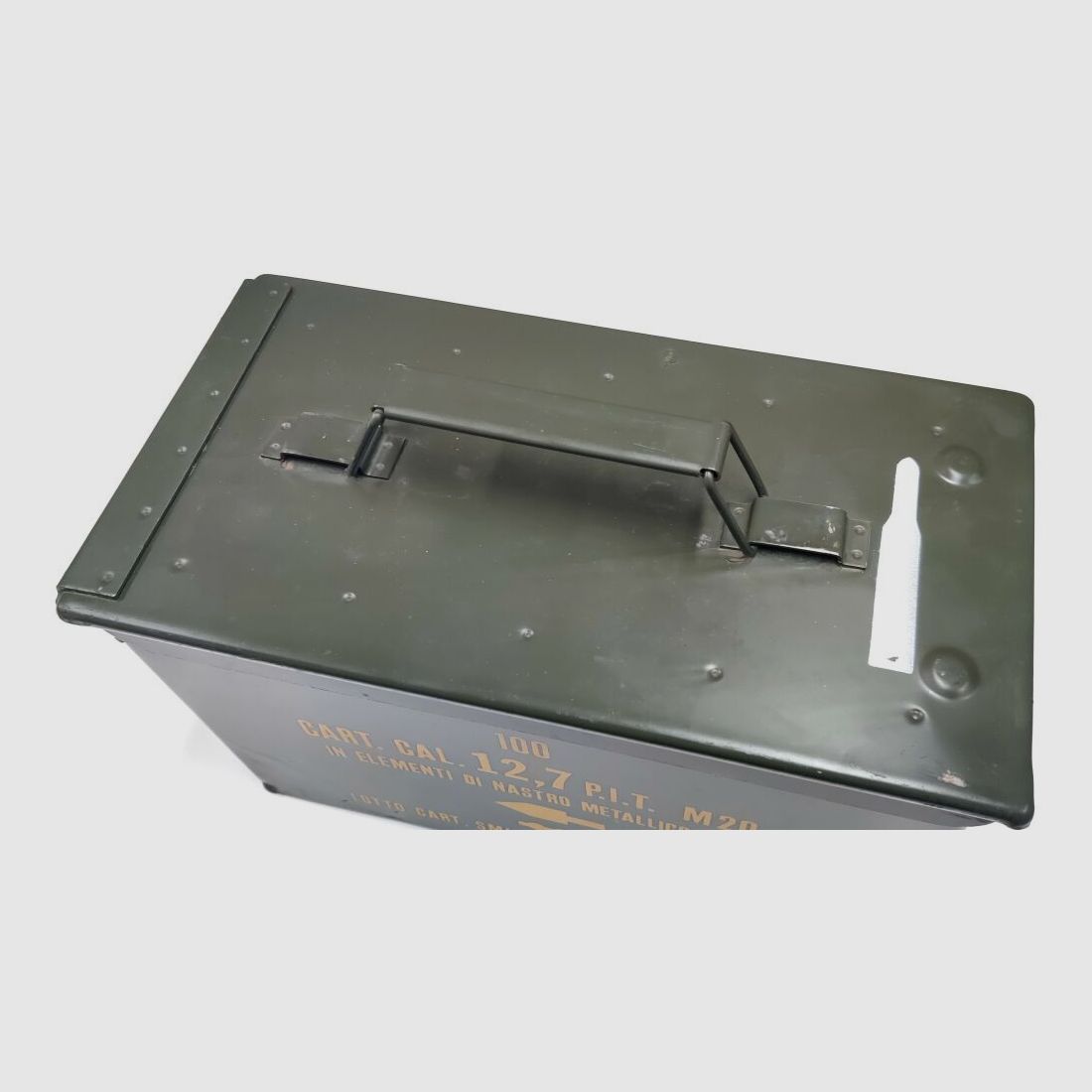 US ARMY original US Munitionskiste Größe 2 M2A1 gebraucht Transportkiste Werkzeugkiste Ammo Box, Bild 3 von 9
