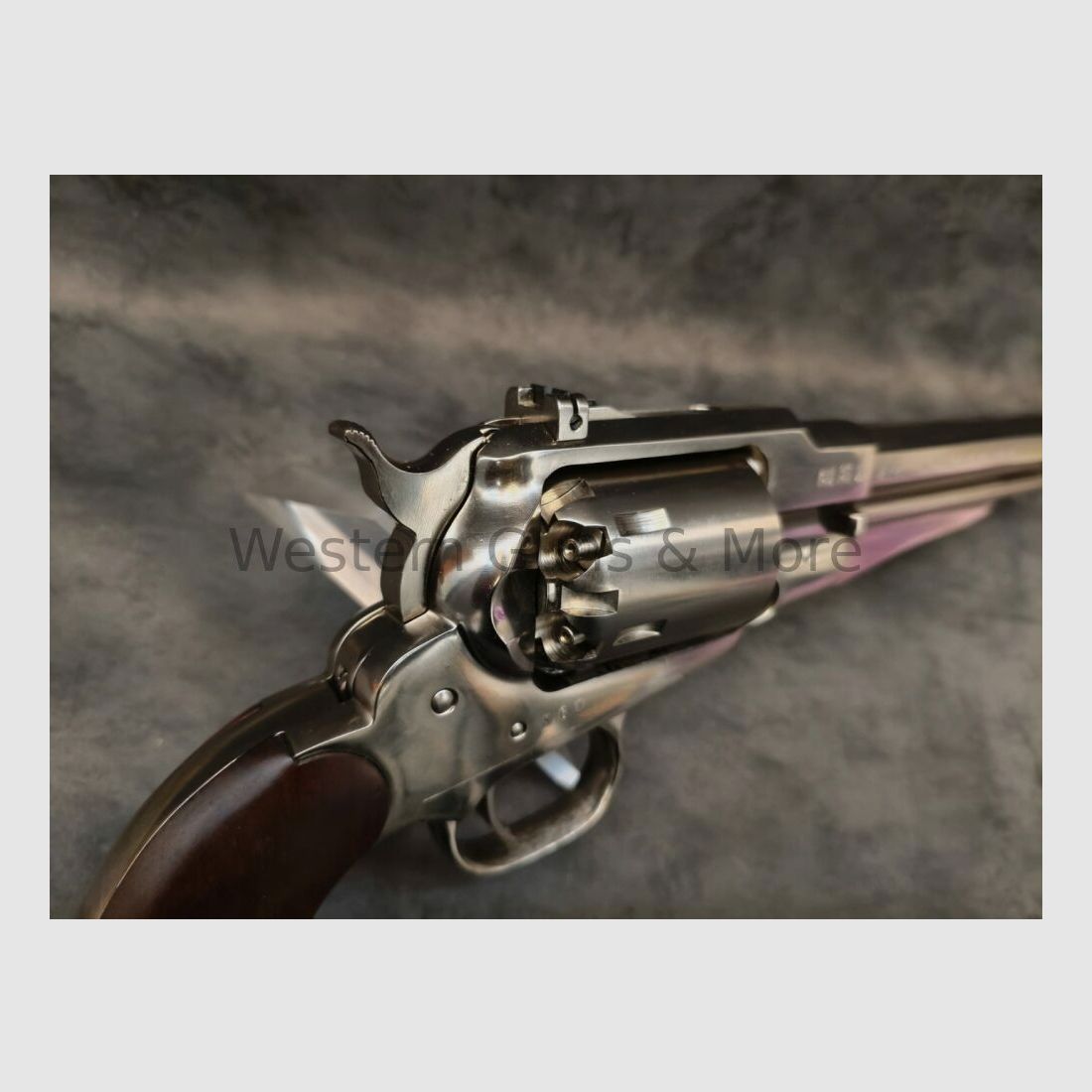 Pietta Perk.-Revolver Remington 1858 TEXAS BUFFALO Nickel-Finish Kaliber: 44 (BP)