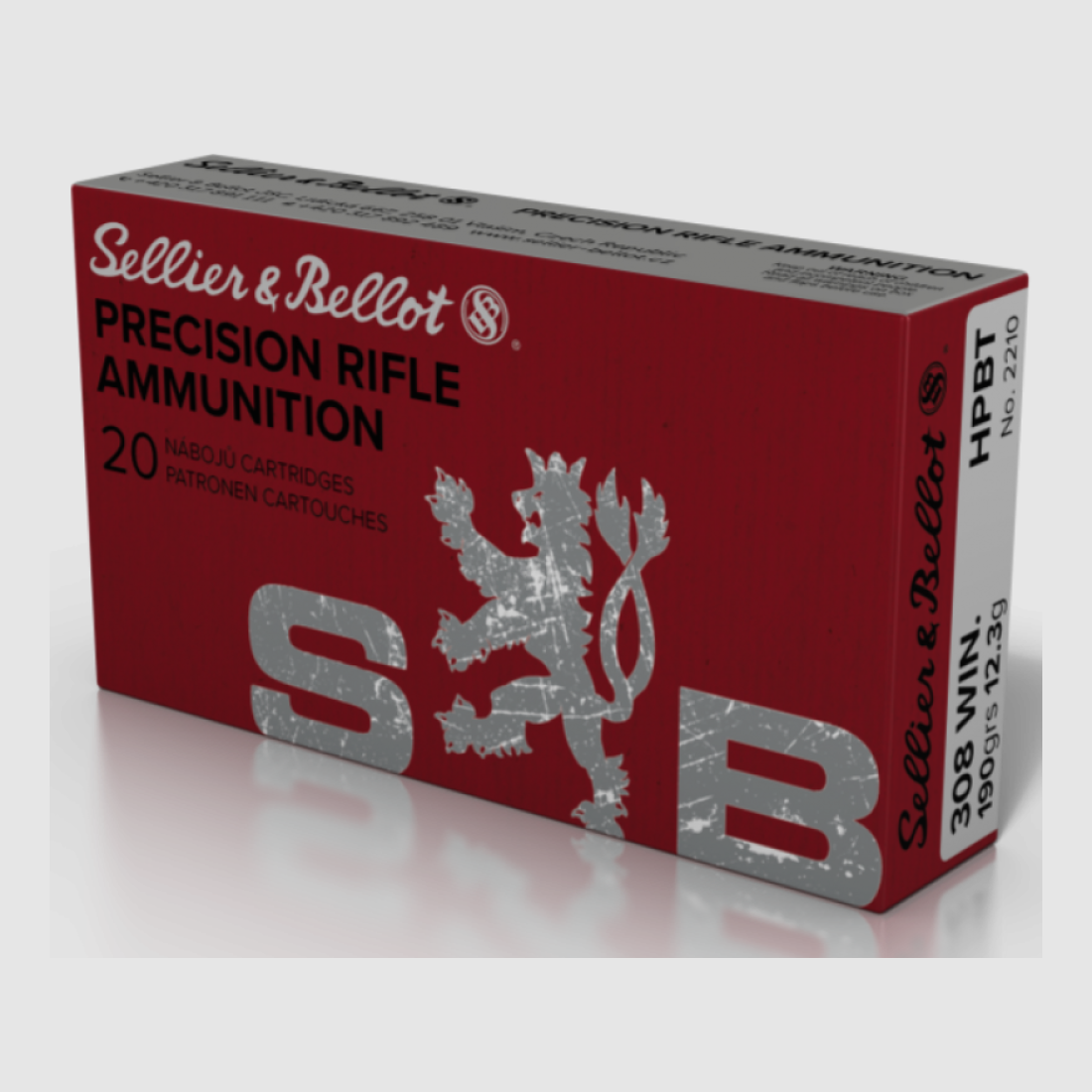308 Winchester S&B HPBT 190gr VE20