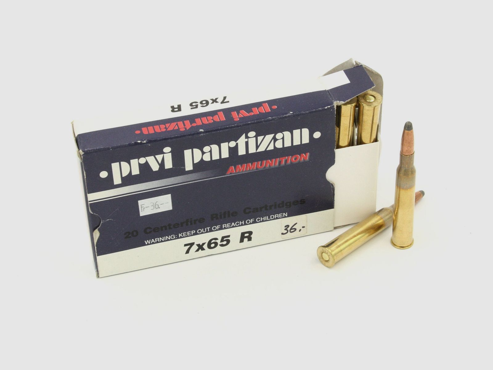 Prvi Partizan, 7 x 65 R, SP, 173 gr., 20 pcs.
