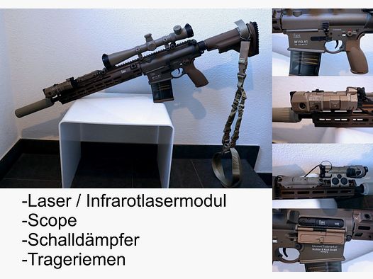 Airsoft Softair - Assault / Sniper Combi HK M110 A1 S-AEG New! "Hammer Price