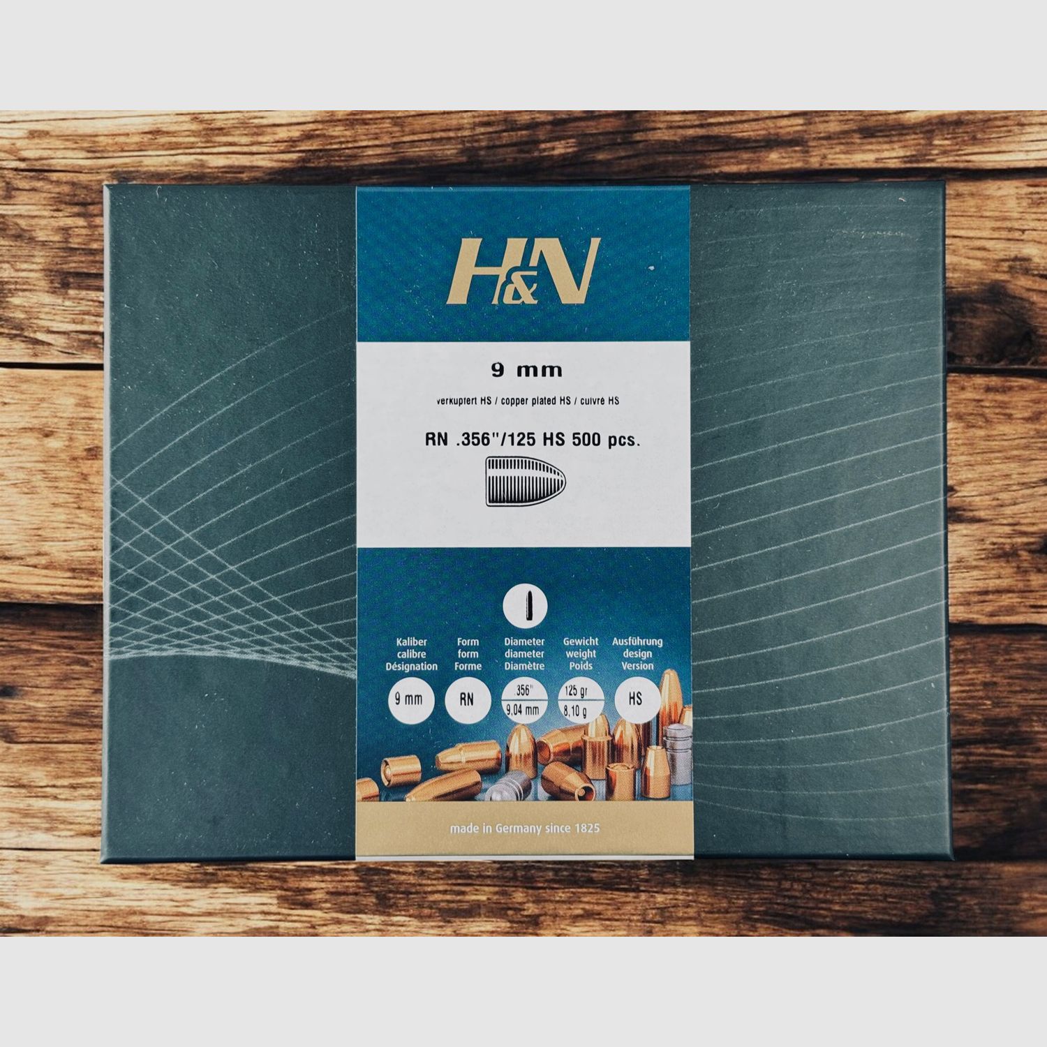 H&N Geschosse RN .356/125 High Speed