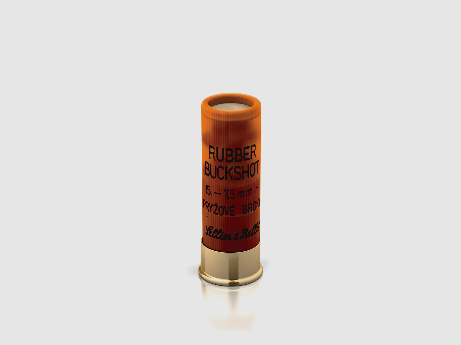 Sellier & Bellot Shotgun Ammunition 12/67.5 12g 7.50mm Rubber Ball 15 Balls, image 2 of 2