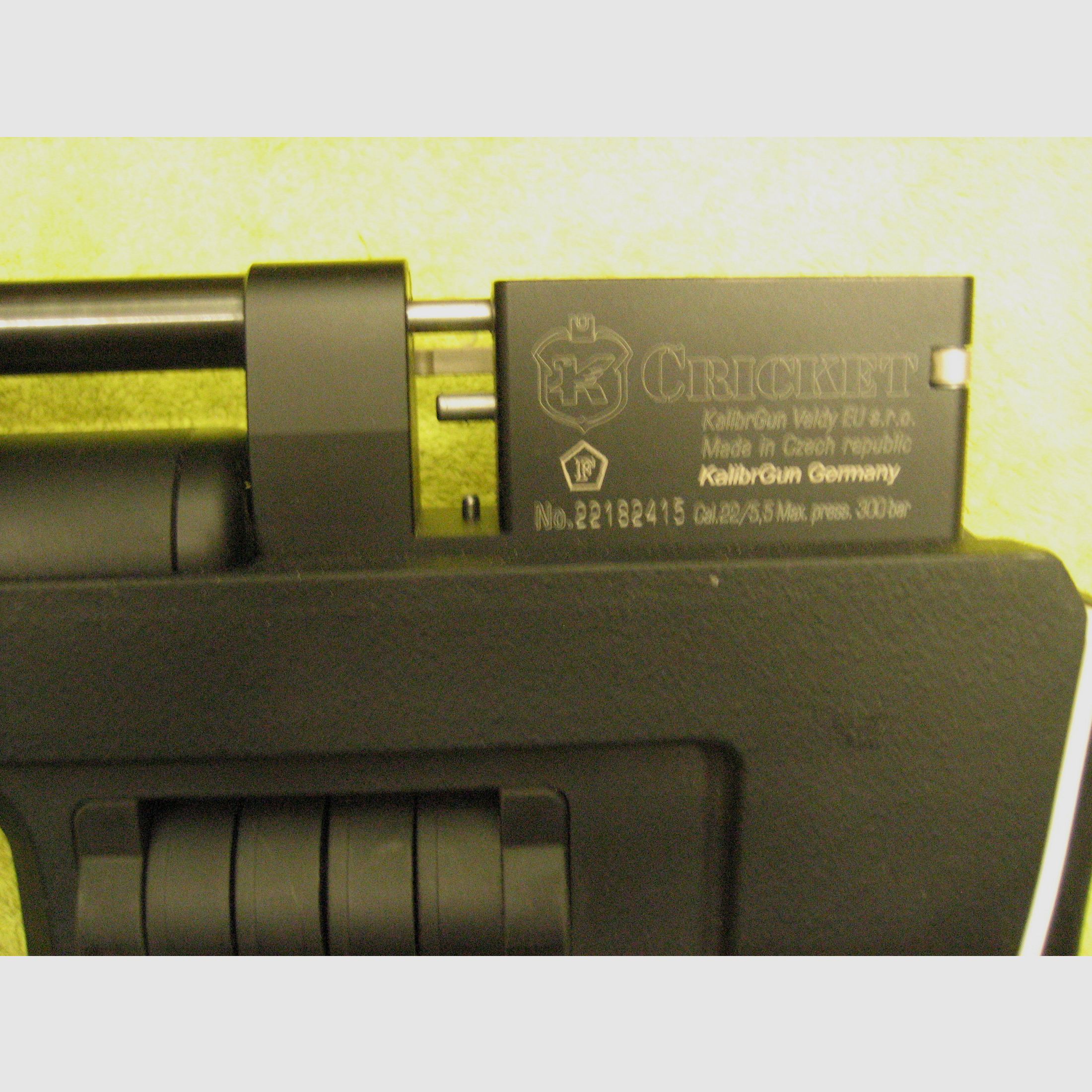 KalibrGun Cricket PLB 5,5mm und F Zeichen neuwertig Sonderpreis 