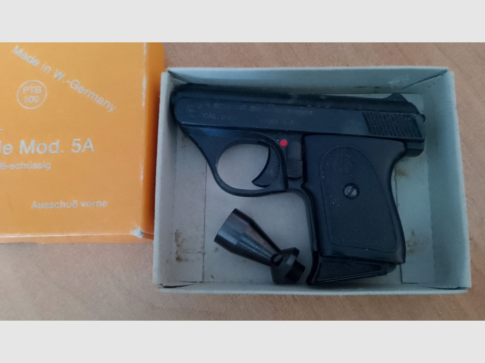HS Mod.5A Kal. 8 mm Knall/ PTB 100 z 1977 roku!