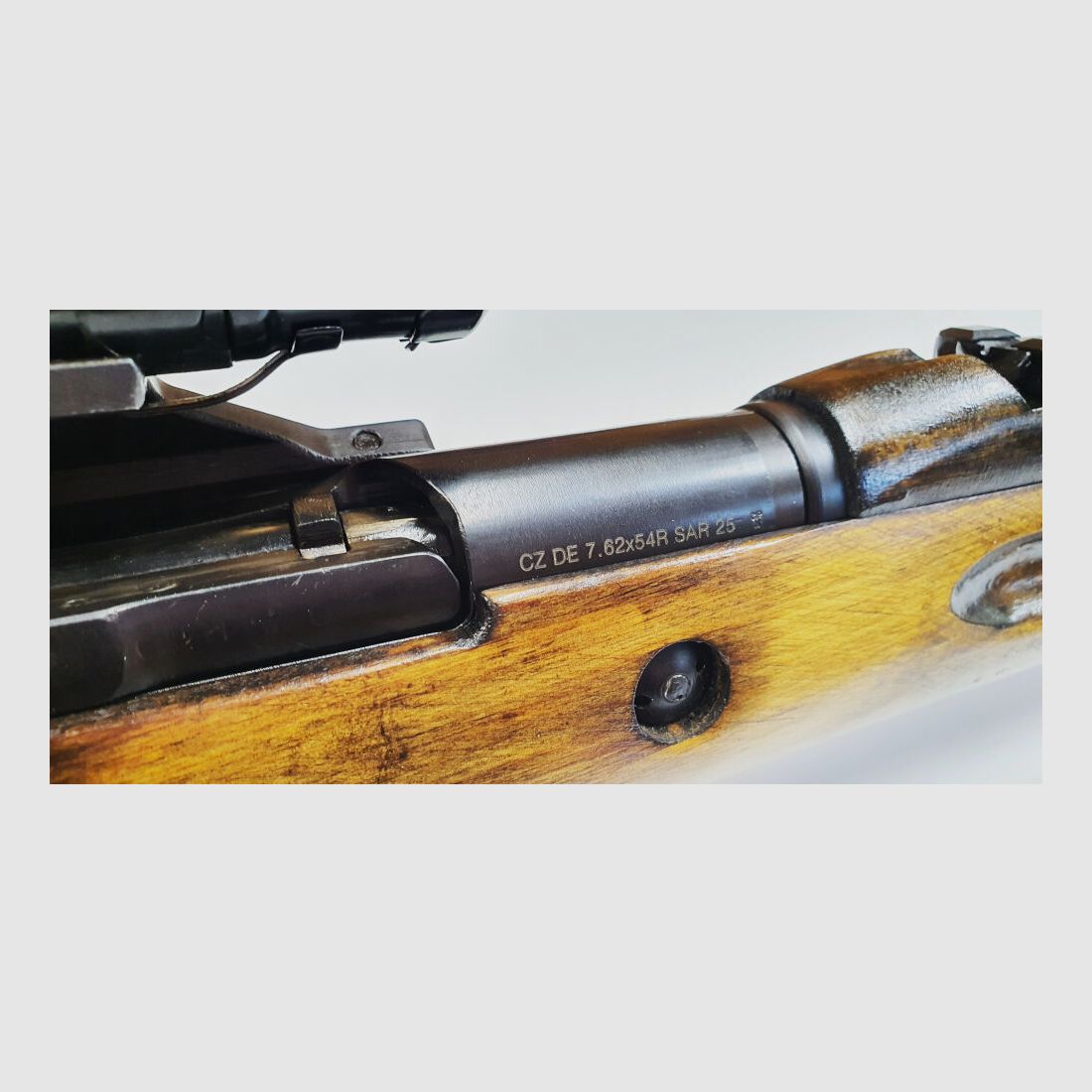 Tschechisches she Vz 54 Scharfschützengewehr 7,62x54R Repetierbüchse mit Zielfernrohr, Sammlerstück