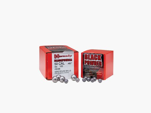 Hornady ROUND LEAD BALLS .53/.520 – 100 Stk.