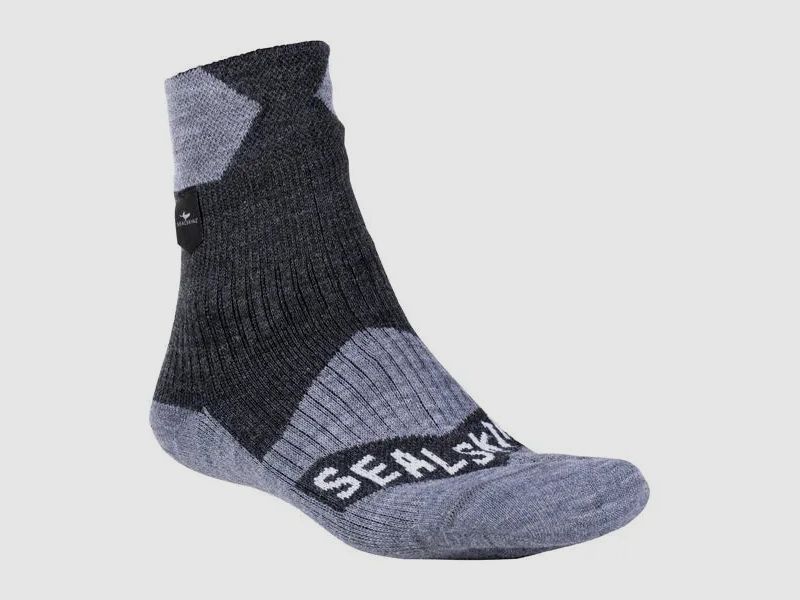 SealSkinz Sealskinz Socken Bircham schwarz grau