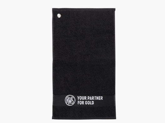 RWS 2402308 Serviette de tir 30x50 cm noire votre partenaire pour l'or