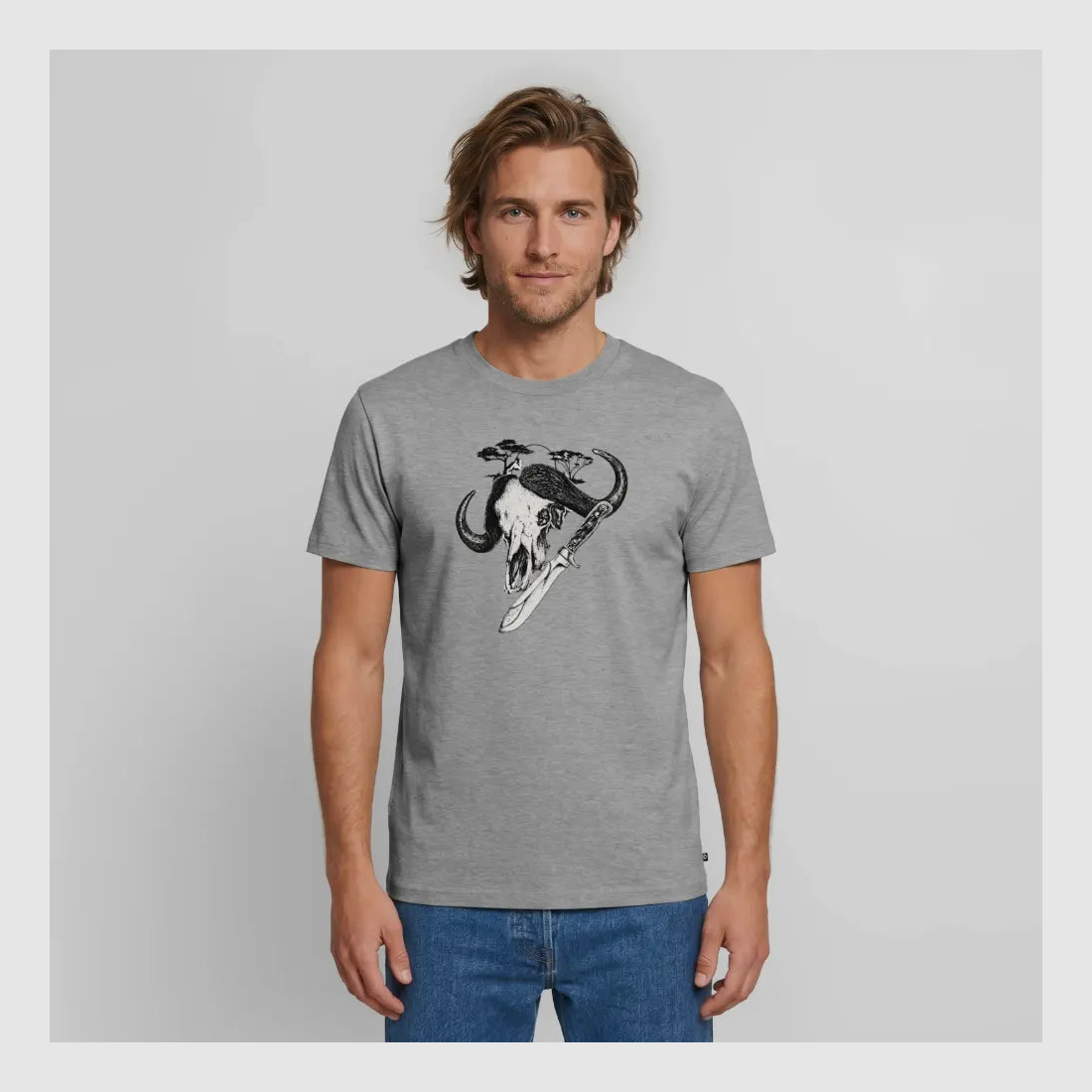 PUMA Men´s Premium T-Shirt „White Hunter – Big Game"