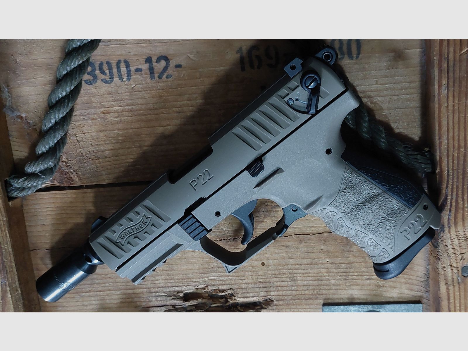 ⚠️ RZADKO! MODEL SPECJALNY Walther P22Q - FDE - Flat Dark Earth (PTB 778) P 22 Q P22
