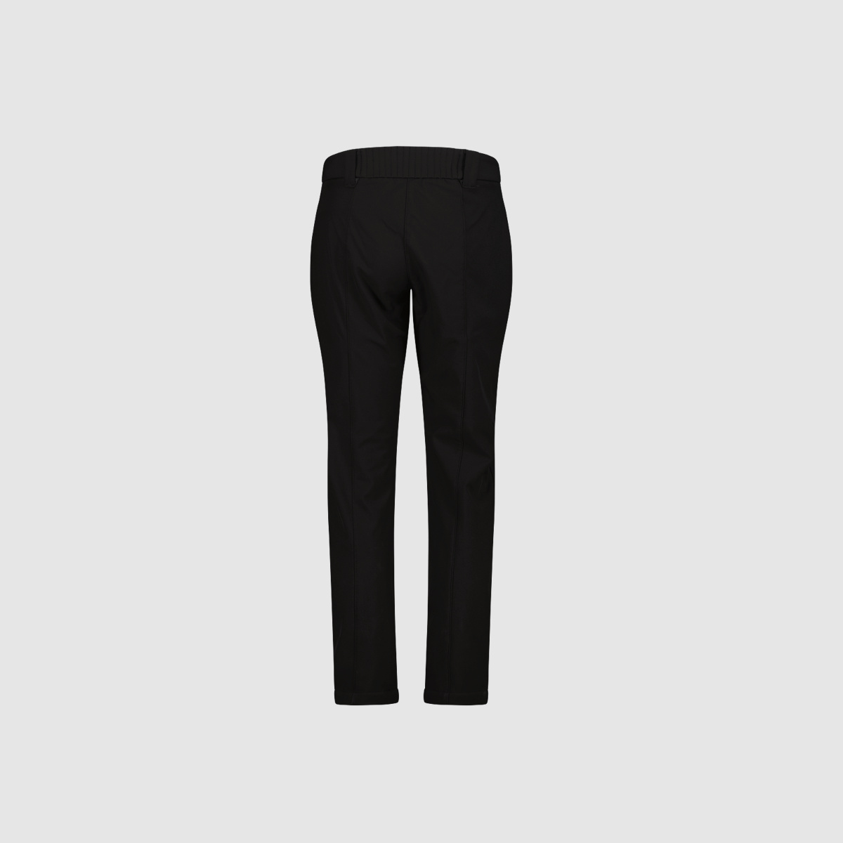 Pantalones Softshell CMP para Mujer con Costura Visible en la Parte Delantera Negra