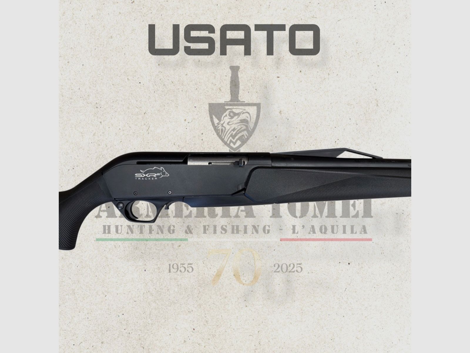 USED – RIFLE – WINCHESTER MOD. SXR2 TRACKER FLUTED cal. 30-06 SPRG, image 2 of 5