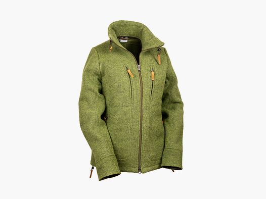 Lodenfleecejacke "Kragenwally" Mod. 2023, Flechte