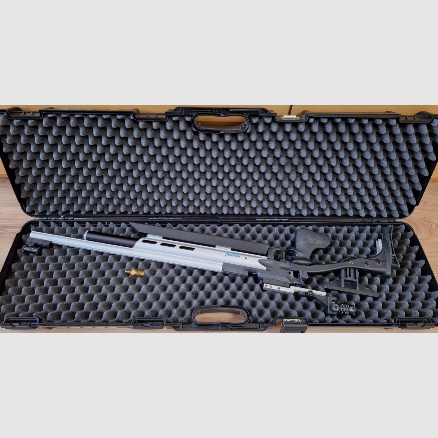 Match luchtgeweer Hämmerli AR 20 "Auflage" - Zilver - met nieuwe patroon - koffer en unieke uitrusting.