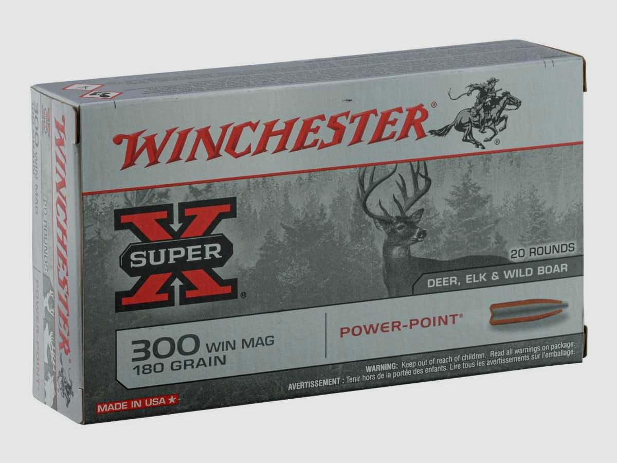 Winchester Super-X Power Point .300 Win Mag - 180 gr / 11,7 g, Bild 3 von 6