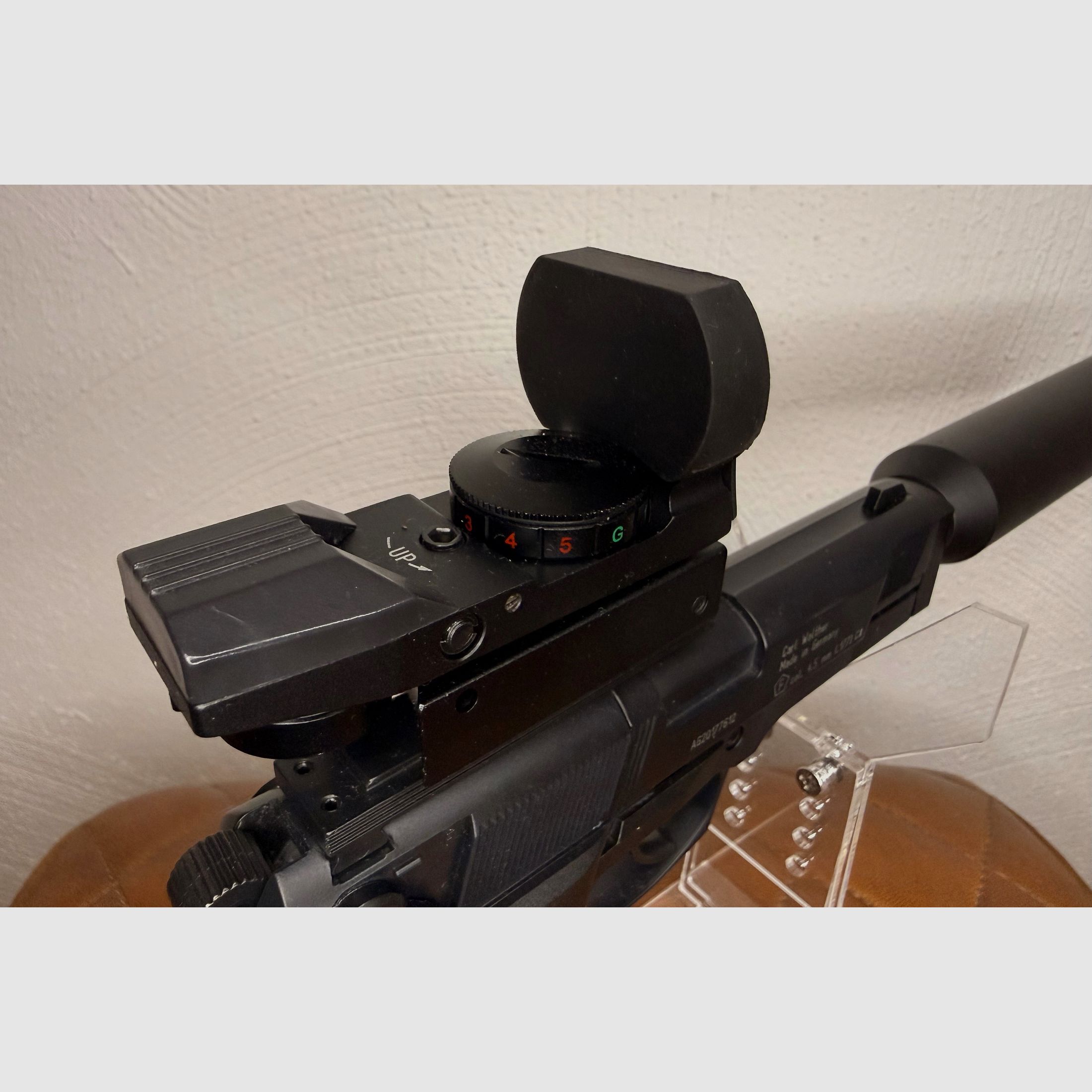 Walther CP 88 mit Schalldämpfer 4,5mm Diabolo CO2 und Reddot