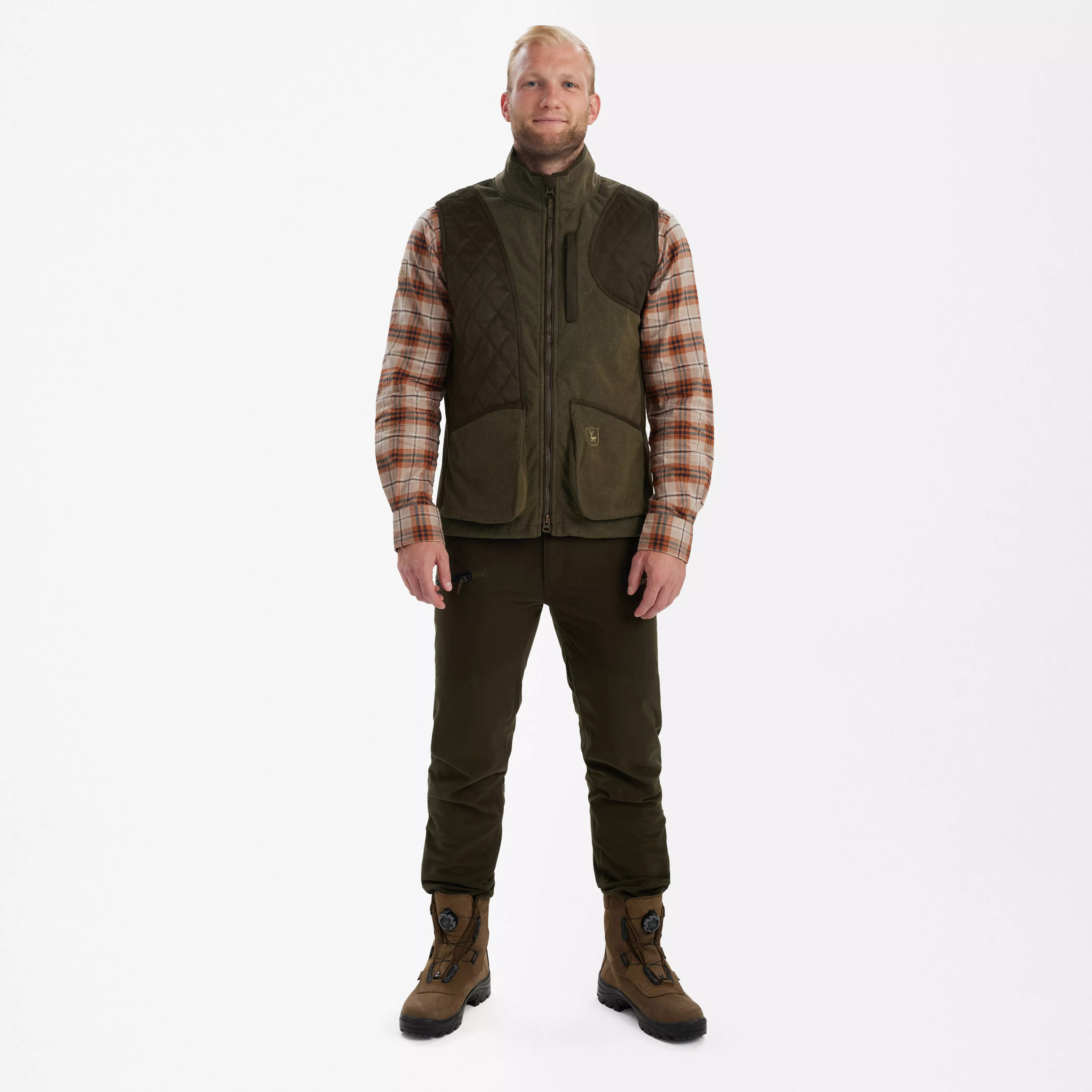Gamekeeper Shooting Weste - Graphite Green Melange, Bild 3 von 5