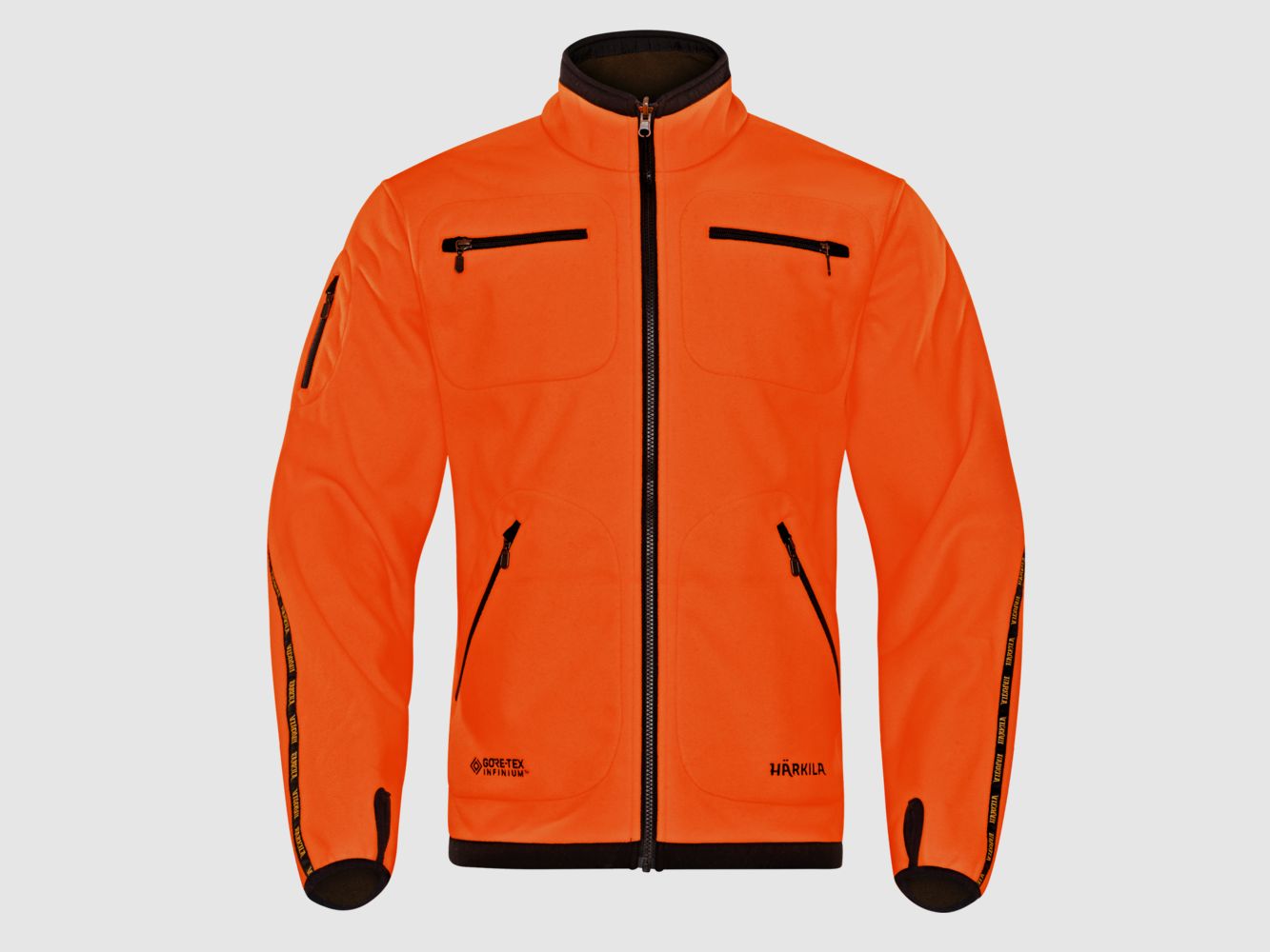 WESTE HARKILA KAMKO FLEECE JAGD GRÜN/ORANGE, Bild 4 von 9