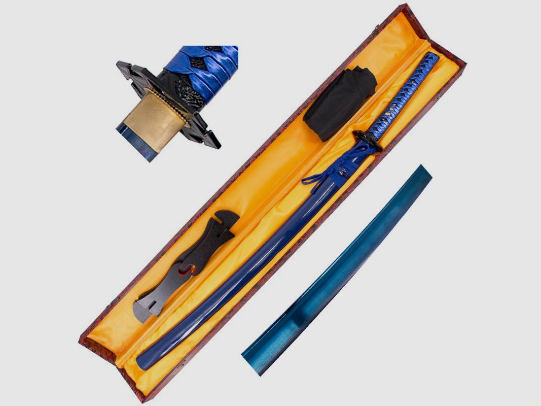 Katana Blue inclusief houten doos