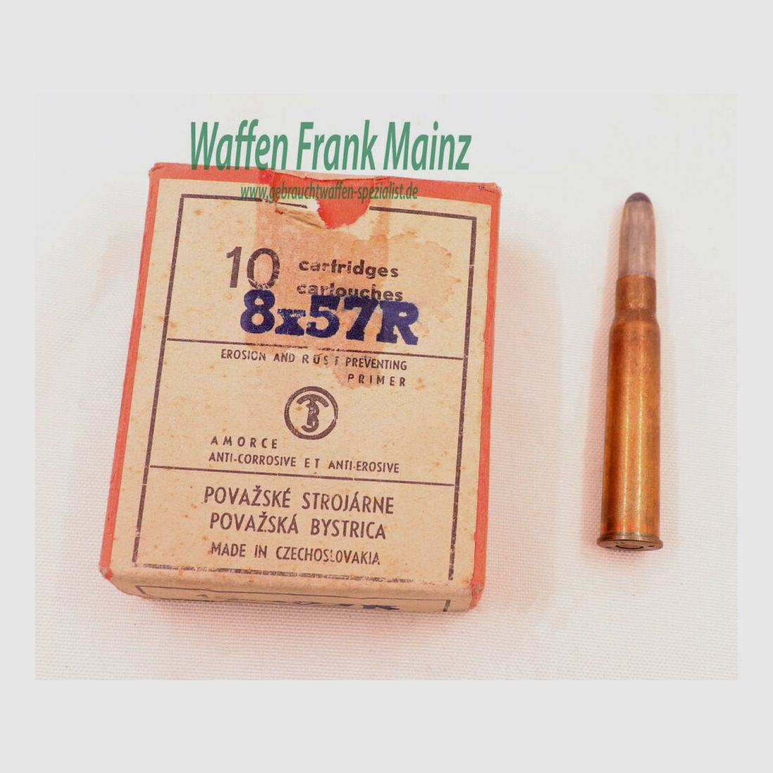 Sellier & Bellot CZ Cartouches de Fusil 8x57JR