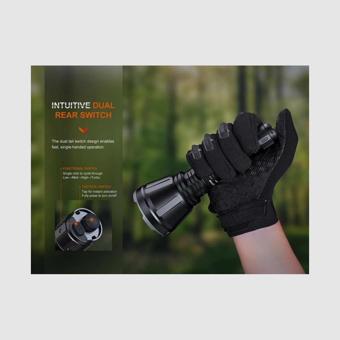 FENIX HT18R linterna LED recargable, imagen 16 de 17