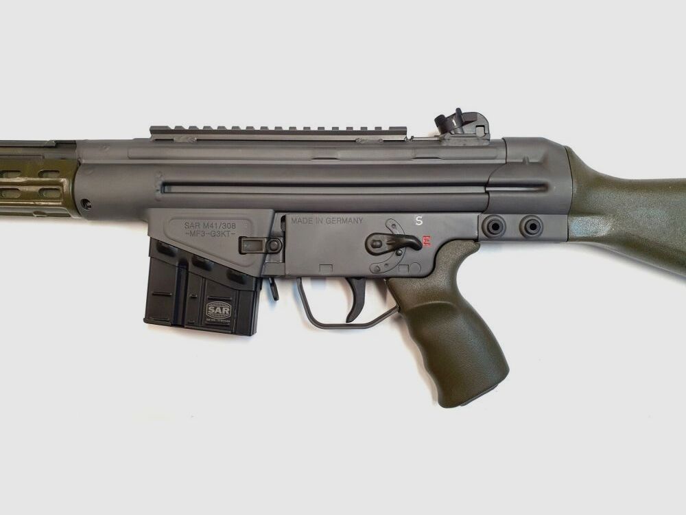 Schwaben Arms GmbH Semi-Automatic Rifle SAR M41 SPORTMATCH MF3 G3KT Caliber 308win. - MADE IN GERMANY - similar to HK41/G3, image 8 of 10