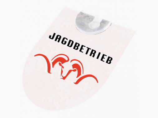 Blaser jacht schild wit wit |