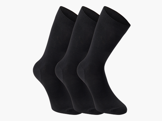 Bamboo Socks - 3-Pack - Black Ink - Size: 36/39