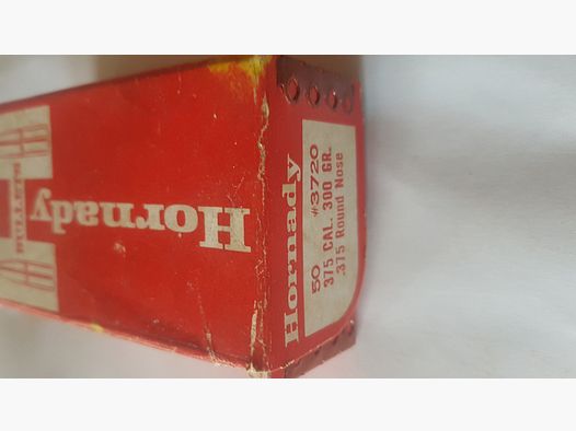 Geschosse Hornady 375CAL. 300GR. .375 Round Nose