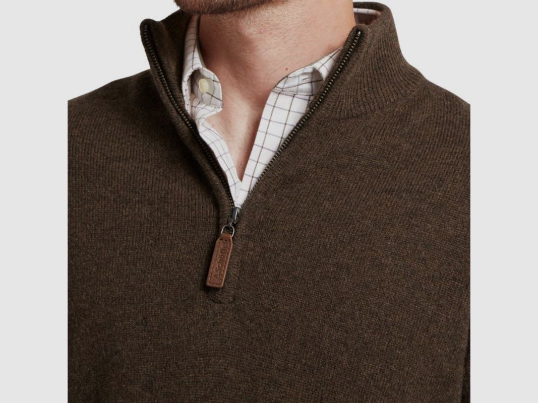 Schöffel H-Pullover Lewis with Zip | chocolate, image 8 of 12