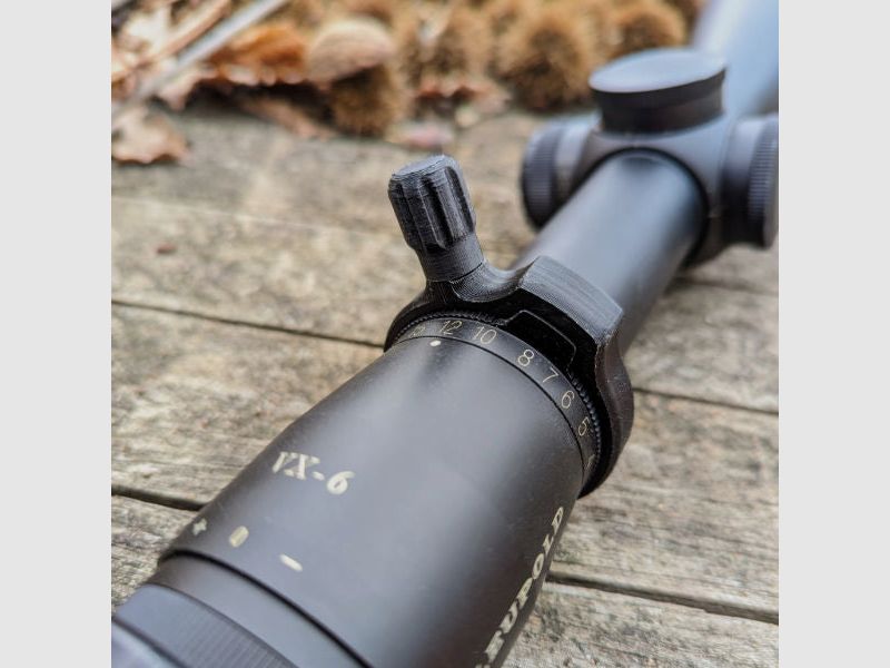 Voor Leupold VX-6: Snelle verstelknop voor vergroting instelling van de Leupold VX-6 serie