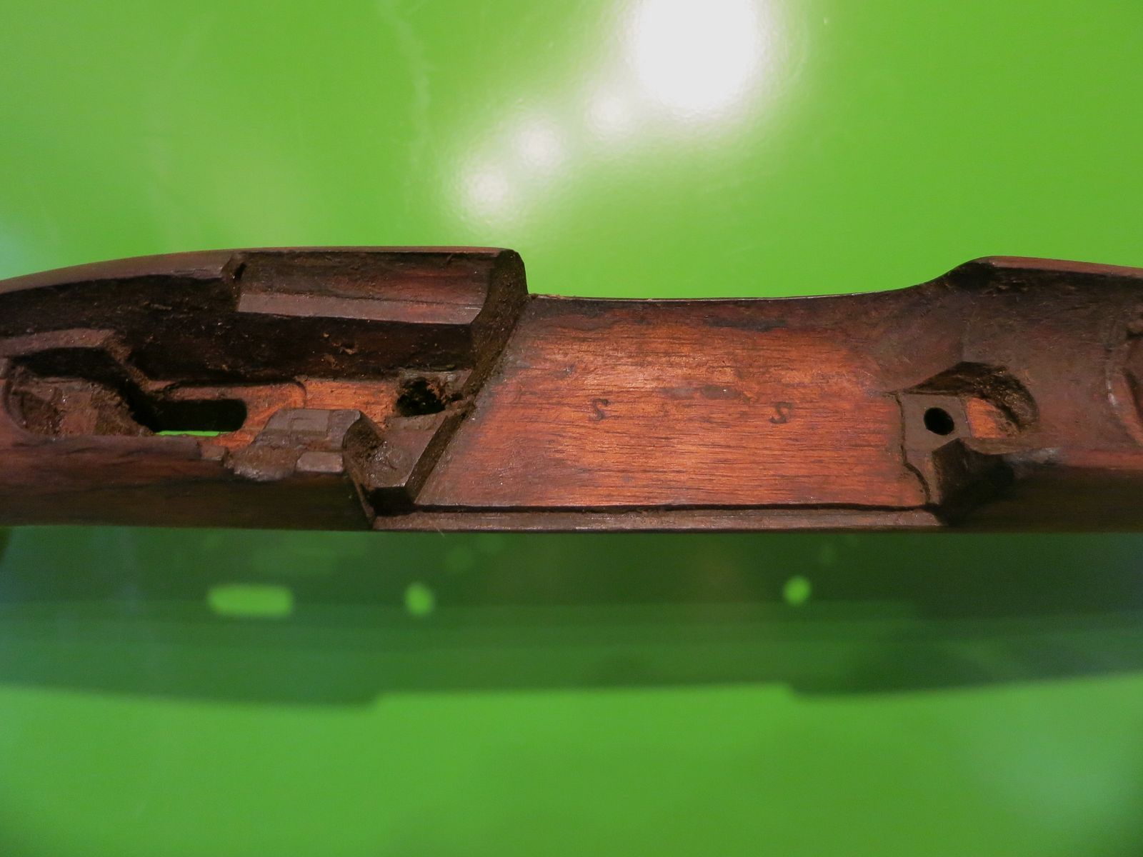 Schaft für Krag-Jørgensen Modell 1889, für den super seltenen Scharfschützen Krag M1928!      #3-, Bild 4 von 7