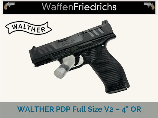 WALTHER PDP Full Size V2 – 4" OR - WaffenFriedrichs