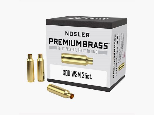 NOSLER 300 WSM BRASS 25/BOX