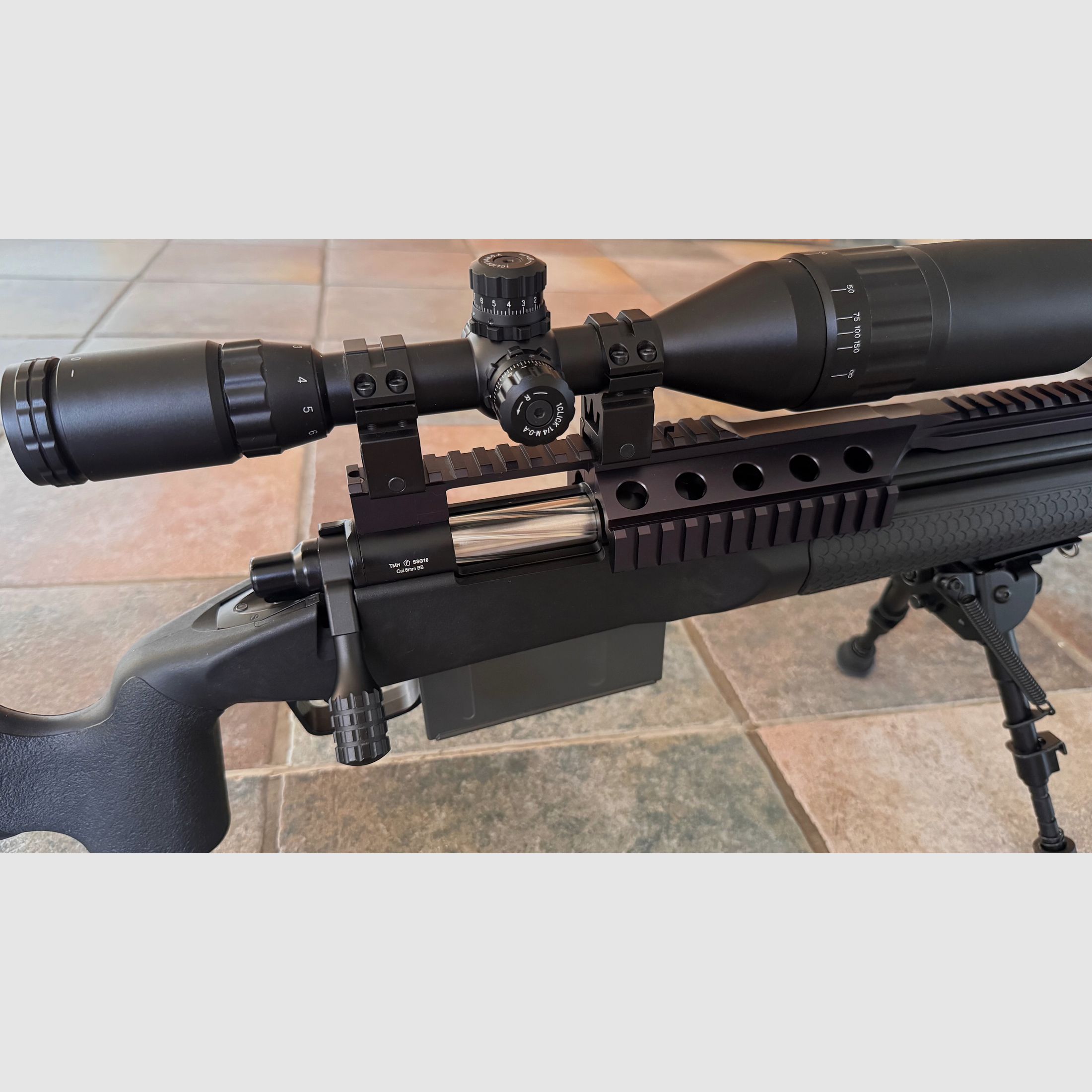 Novritsch SSG10 A2 met tuning en veel accessoires