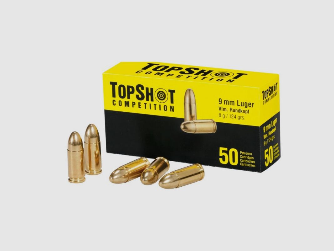 TopShot 9mm Luger 1000 pcs.
