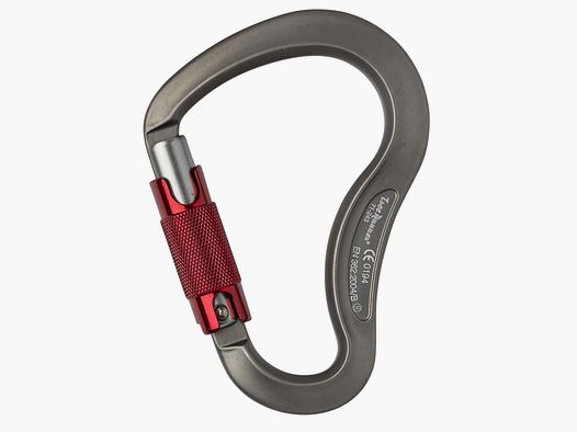 Tree Runner Carabiner Trilock large bent, Alu EN 362