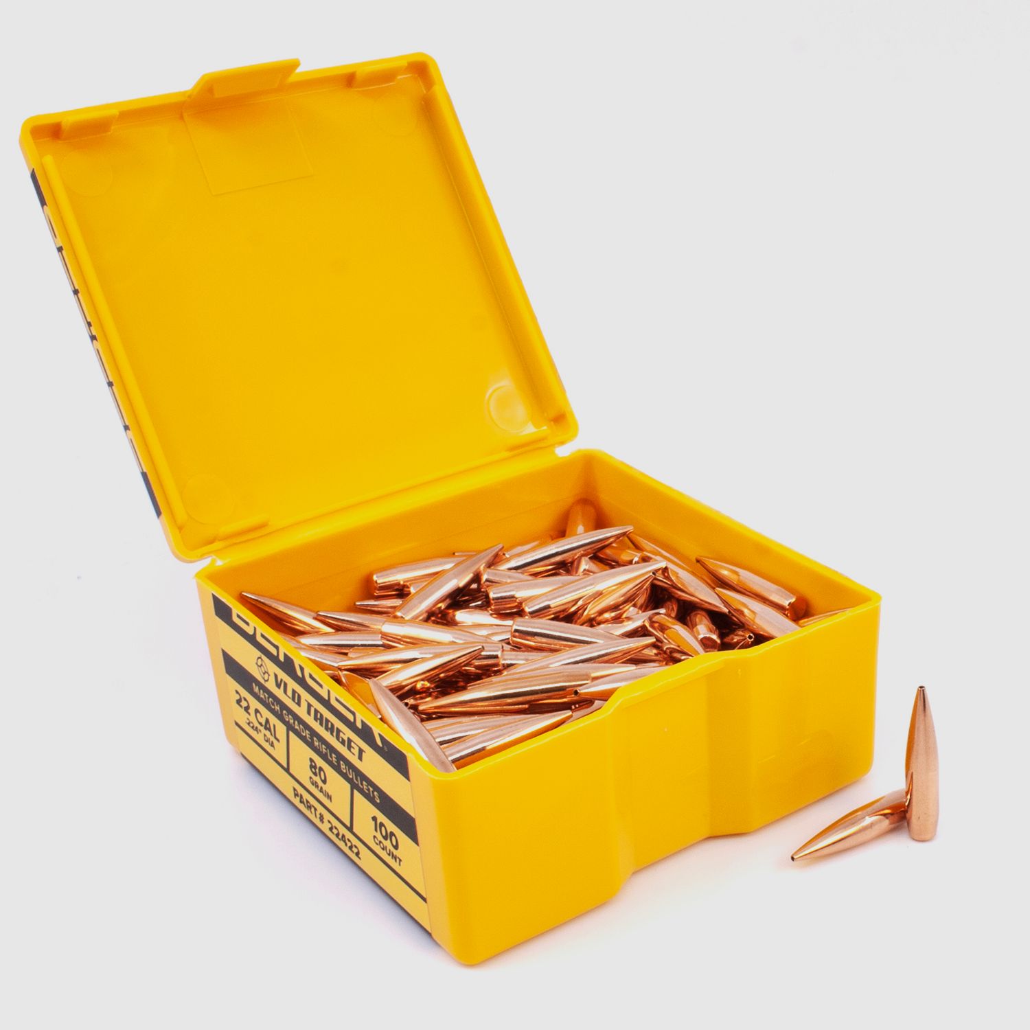 Balle Berger .22 VLD Target 80GR 100 Pièces