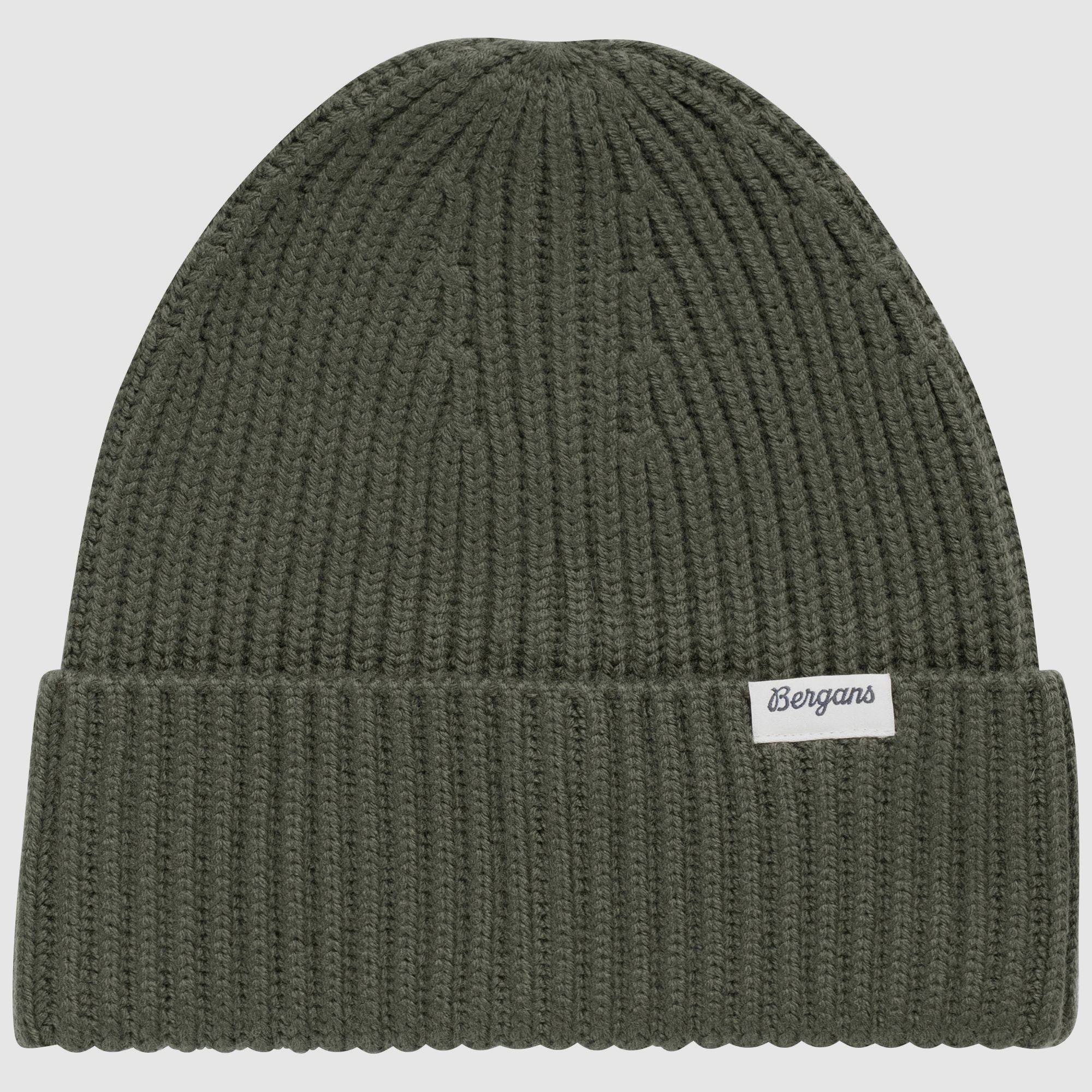 Bergans Nordmarka Merino Beanie Verde Oliva Oscuro Talla Única
