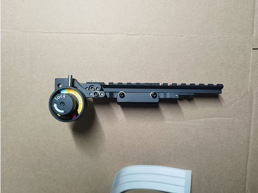 Weitschuss Aufsatz Excalibur Tenpoint Armbrust ähnlich HHA Optimizer verstellbare Picatinny Schiene