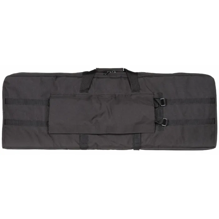 Gewehrtasche für 2 Langwaffen bis 95cm, Schwarz, mit Trennwand und Rucksackgurten, Bild 5 von 5