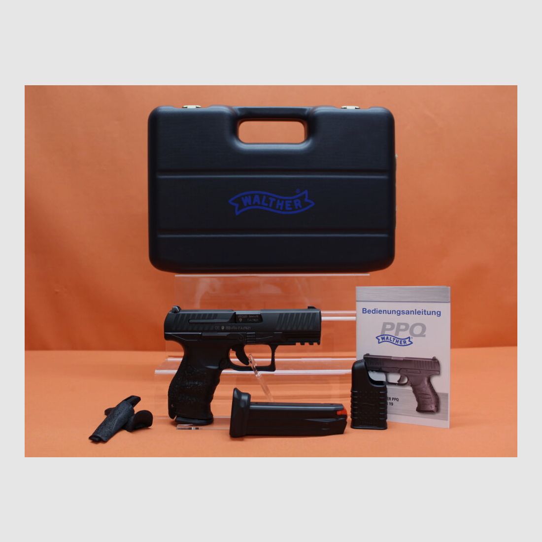 Walther Ha.Pistole 9mmLuger Walther PPQ M1 Classic SEK-D 4" Polygonlauf/3-Dot Stahl-Visierung (9mmPara/9x19)